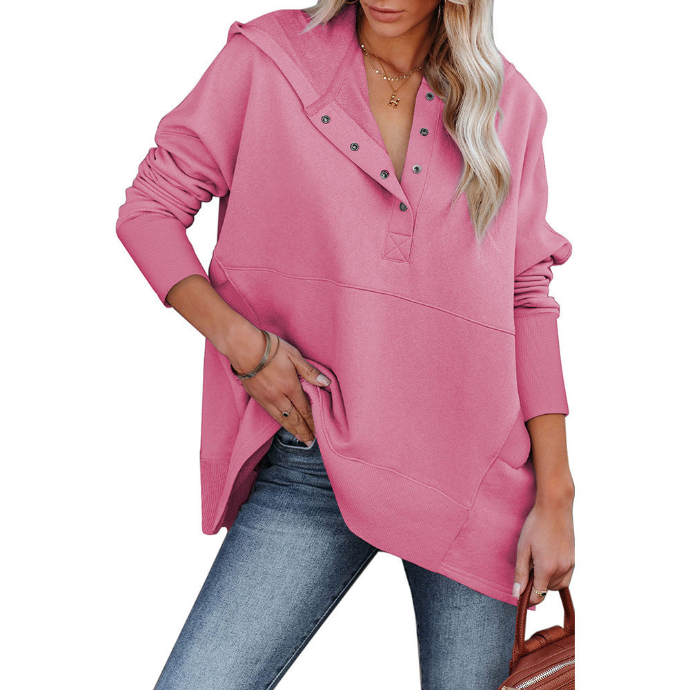 Lockerer Batwing Hoodie für Damen