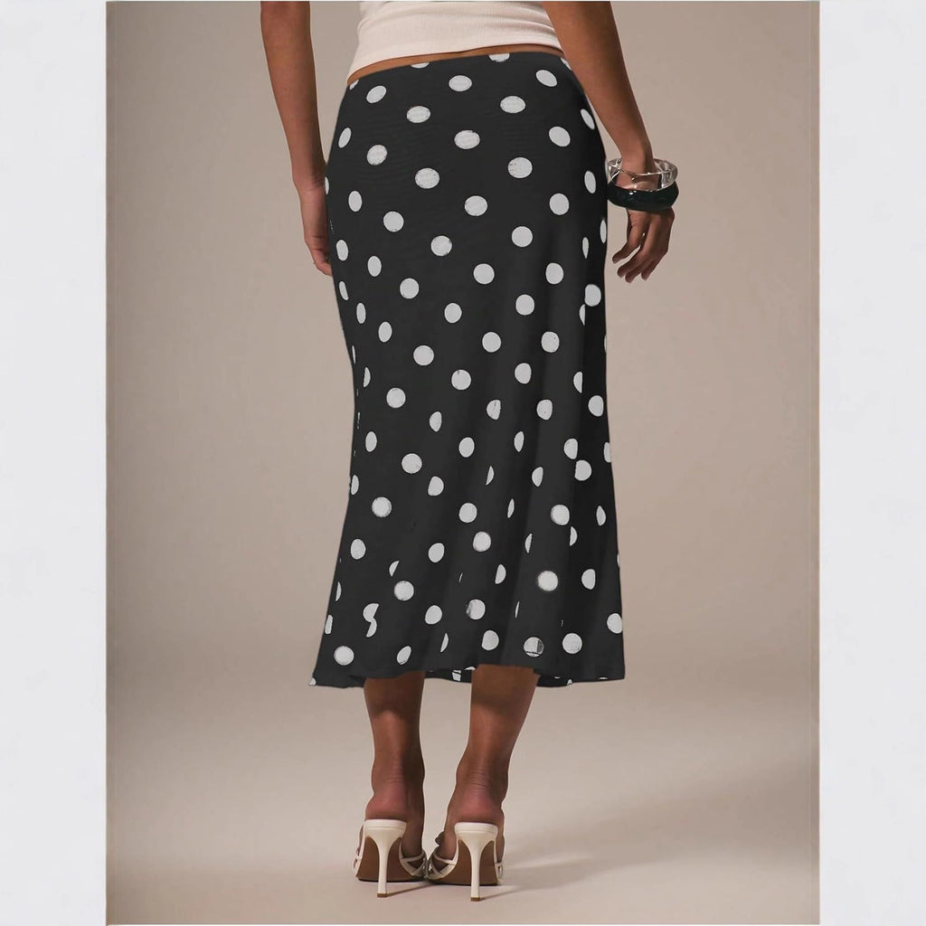 Elegante Polka-dot-Hüftrock
