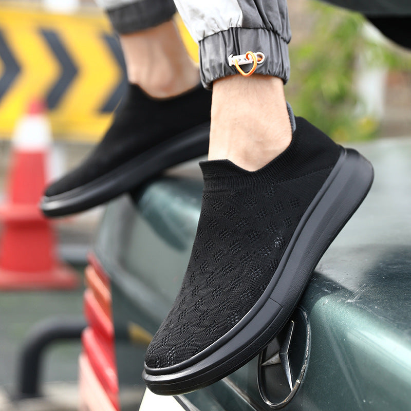 Herren Mesh-Sneaker Atmungsaktiv Einfarbig – Bild 9 | LuxeStyle