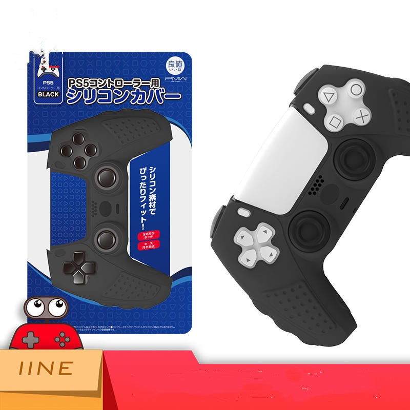 PS5 Controller Silikon-Schutzhülle mit Stick-Caps