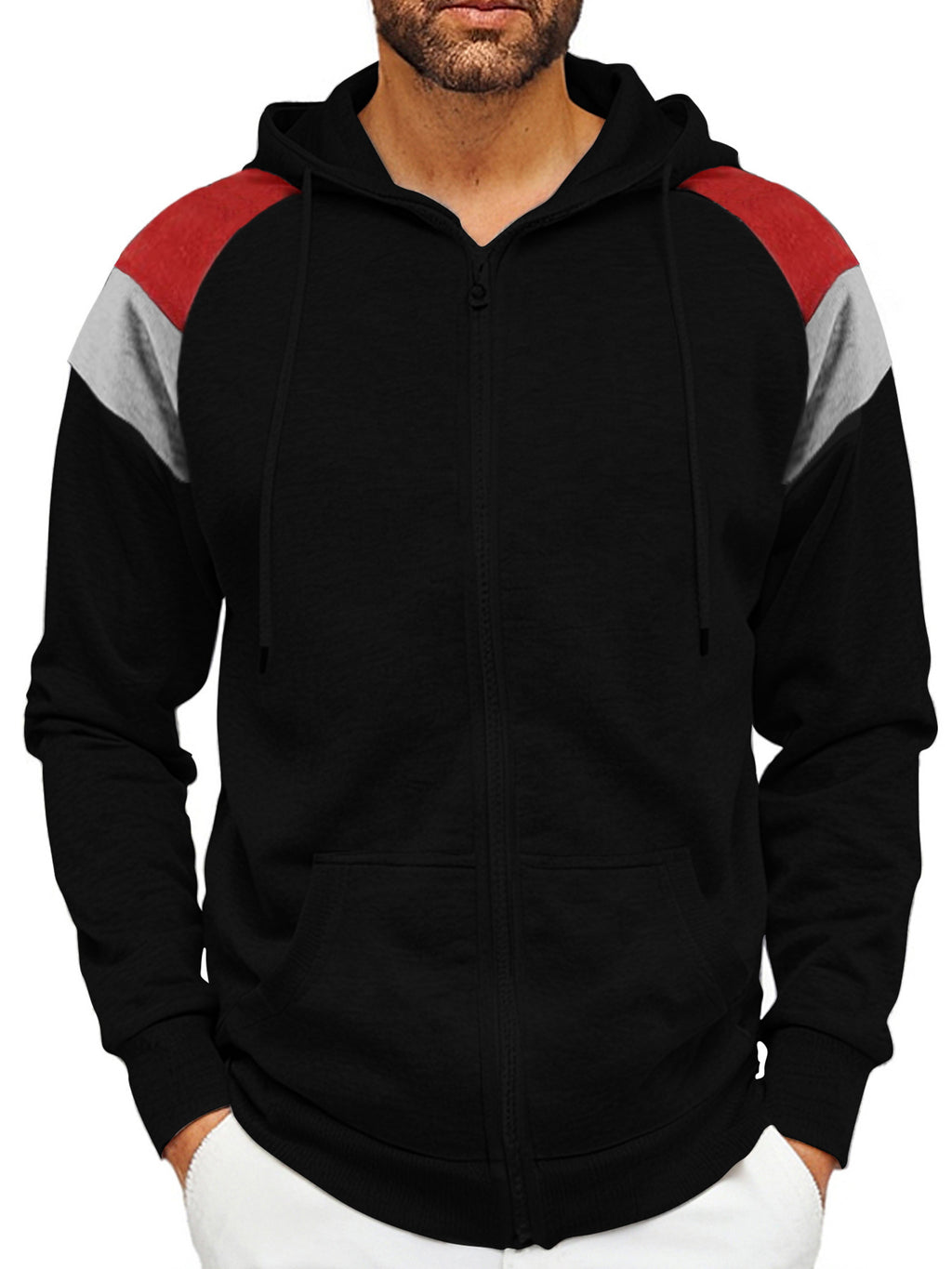 Herren Color-Block Hoodie