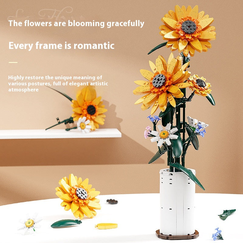 Sonnenblumen-Bausteine zum Zusammenbauen – Bild 2 | LuxeStyle