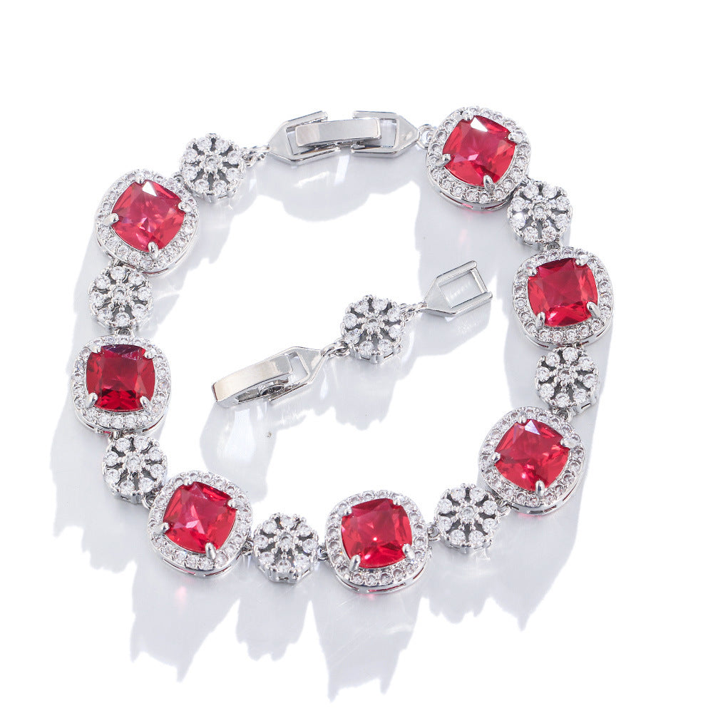Armband mit farbigen Edelsteinen – Bild 3 | LuxeStyle