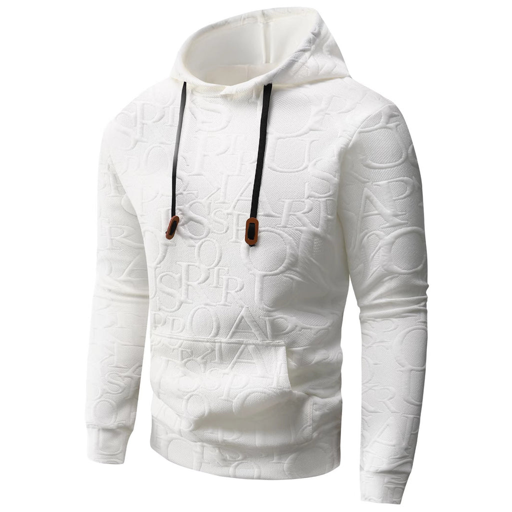Kariertes Jacquard Hoodie für Paare