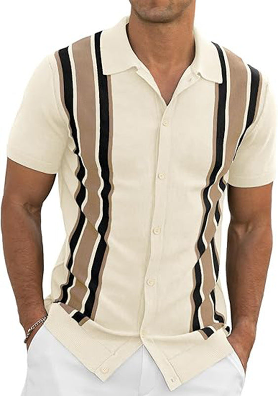 Kurzarmhemd für Herren – Bild 4 | LuxeStyle