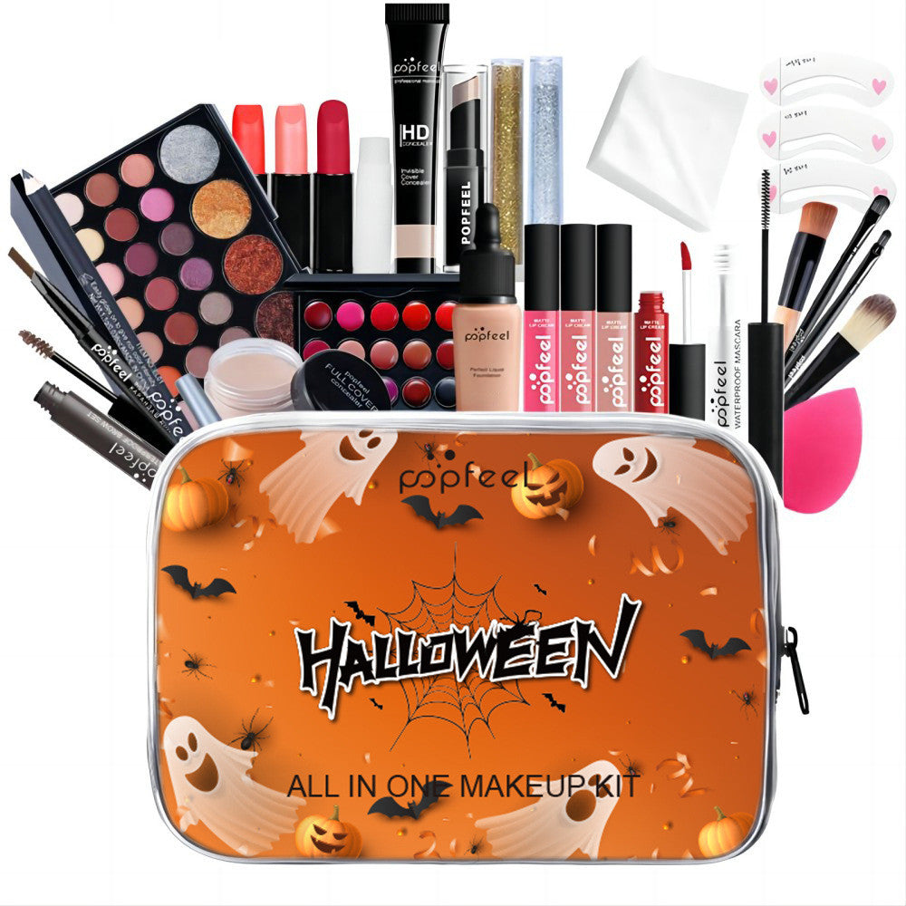 Halloween-Lipgloss & Augenmakeup-Set