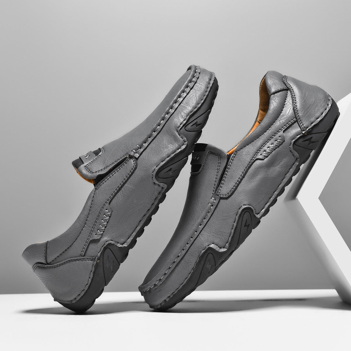 Casual-Leder-Sneaker – Bild 2 | LuxeStyle