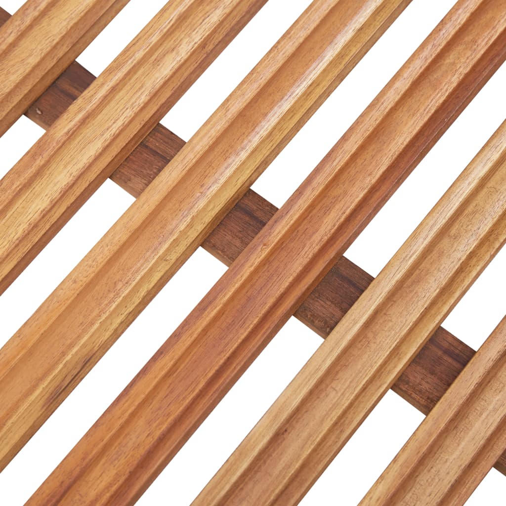 2er-Set Badematten aus Akazienholz