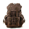 Rucksack aus Canvas und Leder – Bild 2 | LuxeStyle