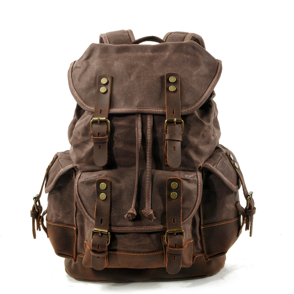 Rucksack aus Canvas und Leder – Bild 2 | LuxeStyle