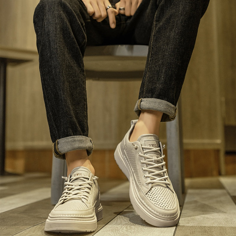 Herren Slip-on Leder Flats – Bild 2 | LuxeStyle