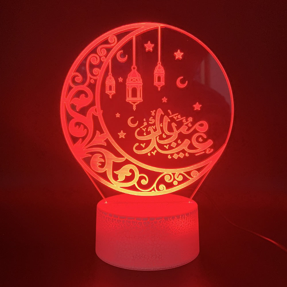 3D Nachtlicht mit 7-Farben-Touch-Schalter | LuxeStyle