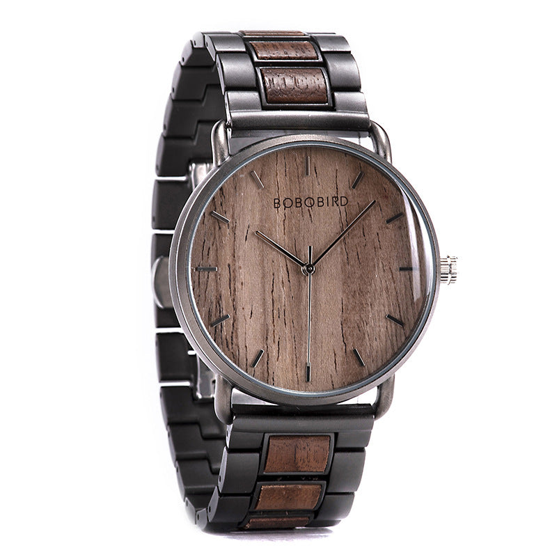 Holz-Armbanduhr mit Quarzwerk | LuxeStyle