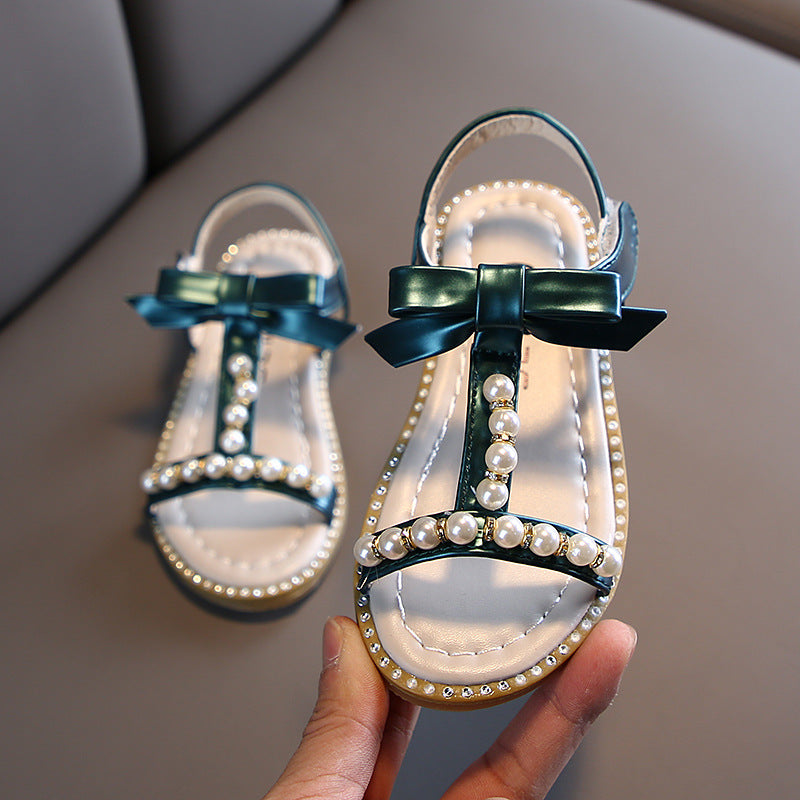 Mädchen Prinzessin Sandalen mit Perlen – Bild 11 | LuxeStyle