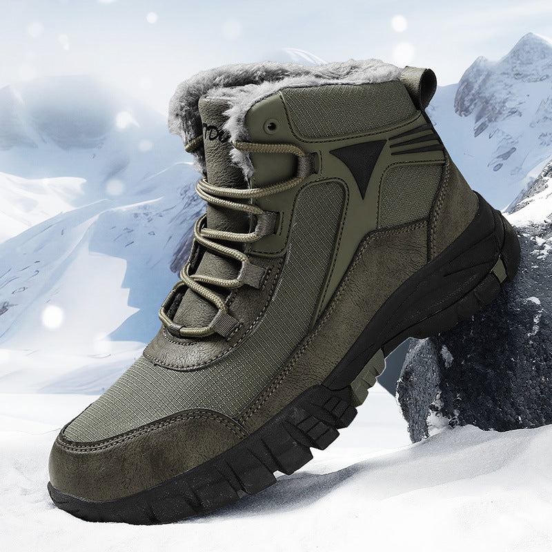 Warme, wasserdichte High-top Winterstiefel – Bild 7 | LuxeStyle