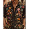 Retro-Print Langarmshirt für Herren – Bild 1 | LuxeStyle