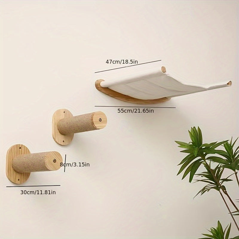 Wand-Katzenbaum – platzsparendes Kletterparadies