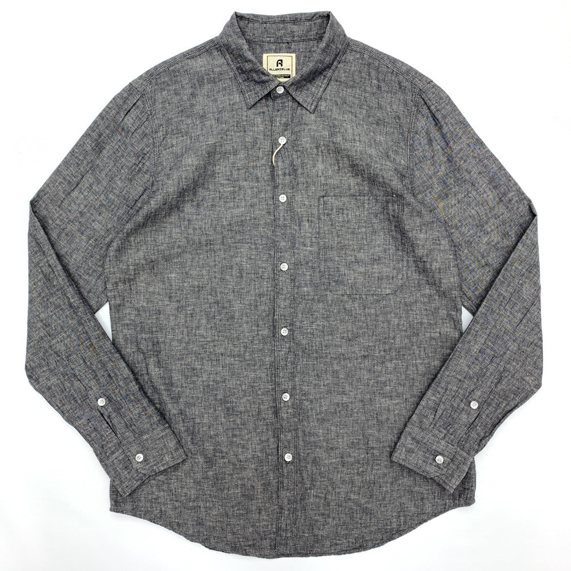 Japanisches Retro-Hemd aus Leinen und Baumwolle – Bild 2 | LuxeStyle
