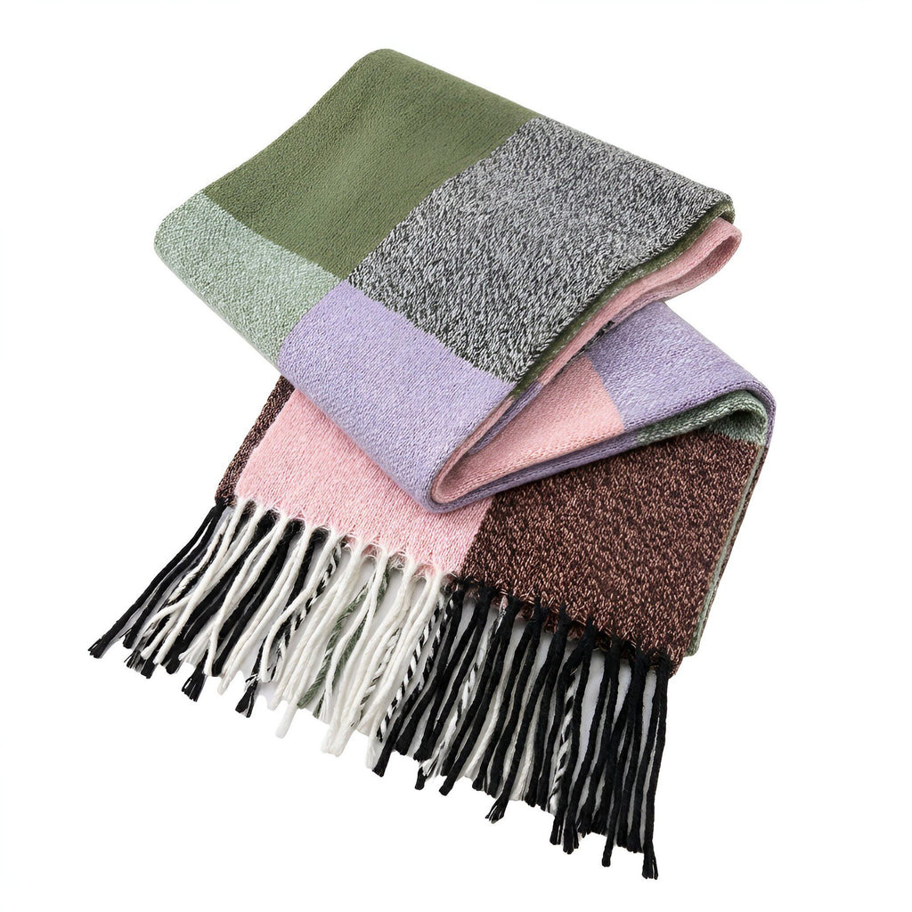 Taschenschal mit grossem Karomuster – Bild 15 | LuxeStyle
