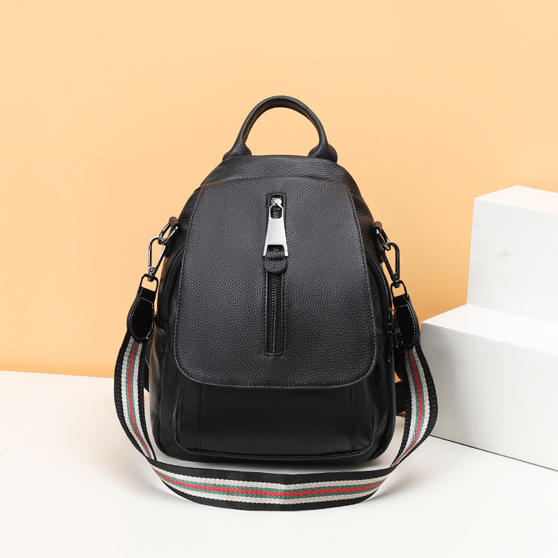 Anti-Diebstahl Lederrucksack für Damen – Bild 4 | LuxeStyle
