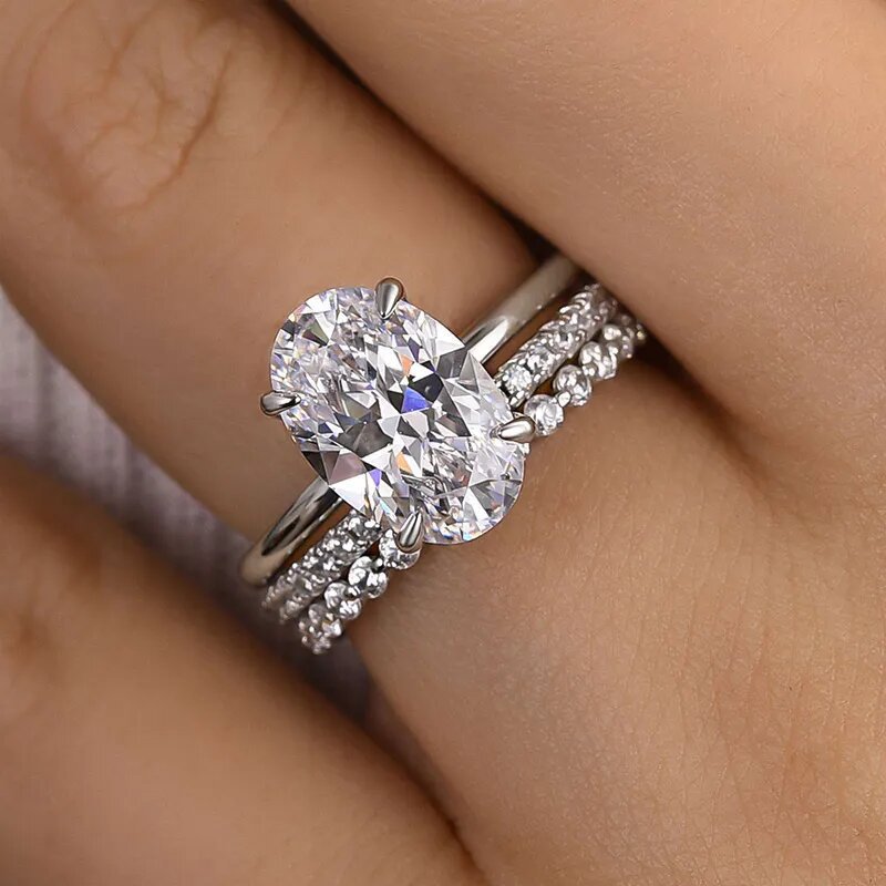 Geometrisches Ring-Set für Frauen – Bild 6 | LuxeStyle