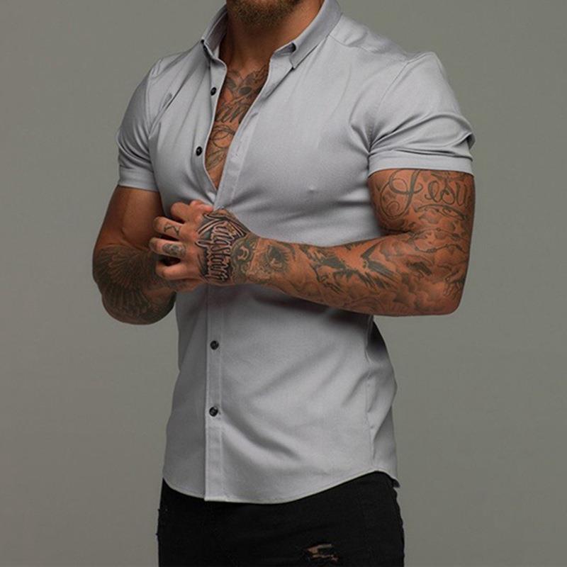 Herren Fitness-Shirt Kurzarm – Bild 5 | LuxeStyle