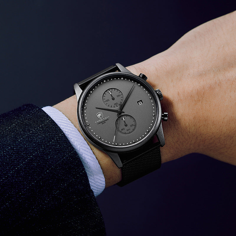 CHEETAH Business Herrenuhr mit Edelstahlband – Bild 5 | LuxeStyle