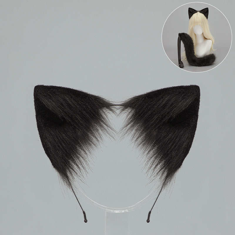 DIY Katzenohren-Haarreif und Katzenschwanz-Set