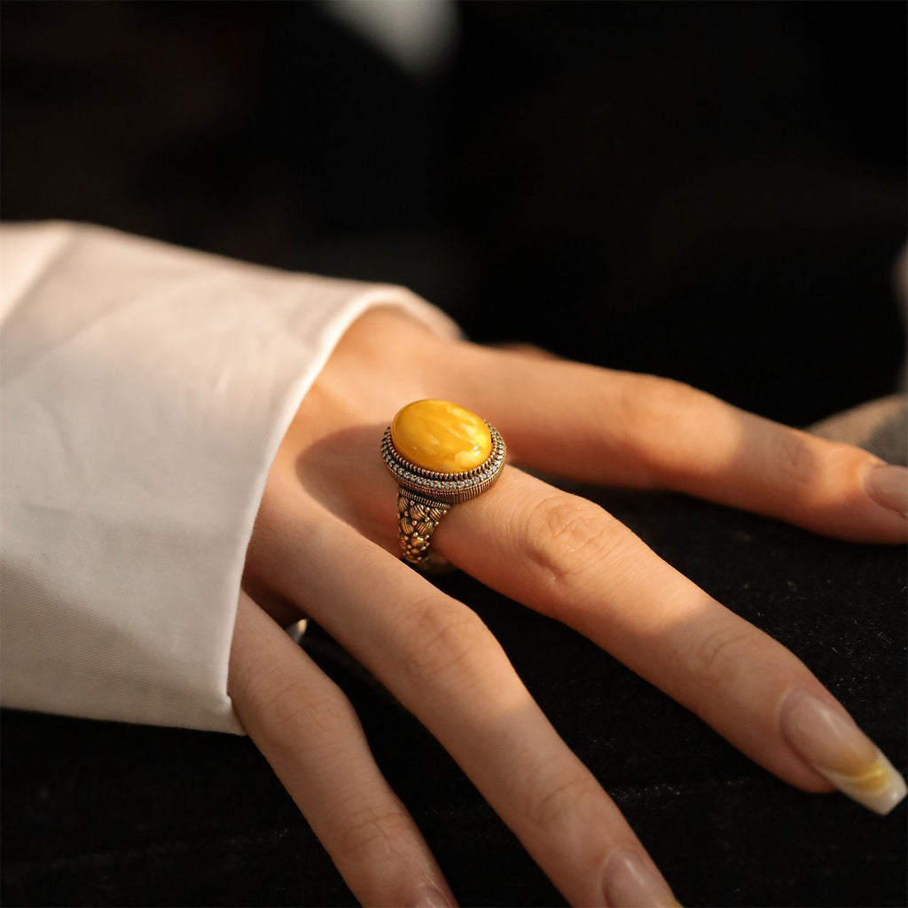 Verstellbarer Ring im Natur-Stil – Bild 3 | LuxeStyle