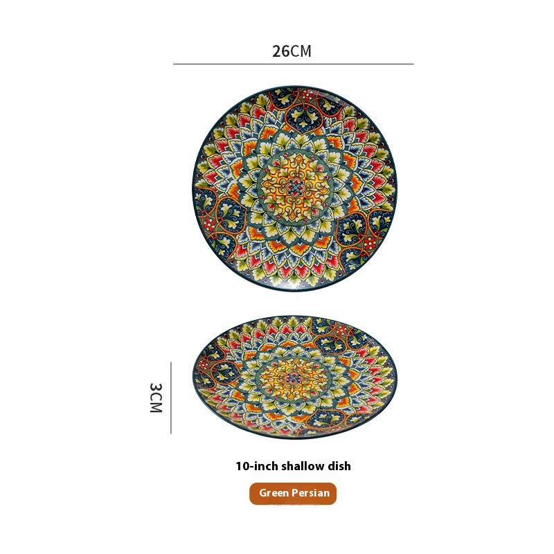 Keramik-Servierplatte «New Bohemian» – Bild 4 | LuxeStyle