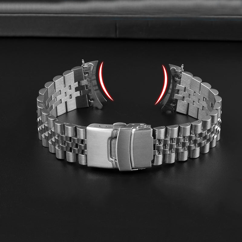 Stainless Steel Armband mit 5 Perlen