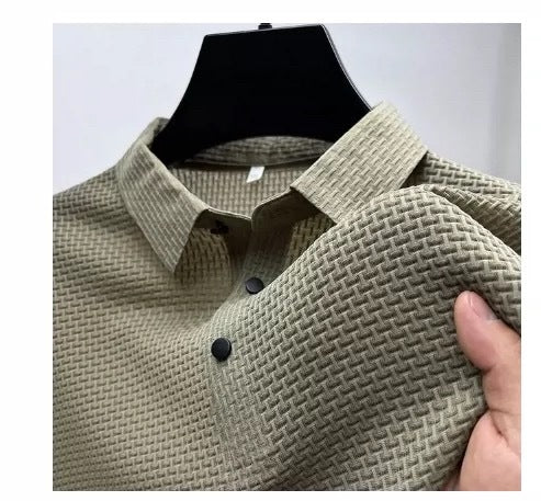 Herren T-Shirt aus Eisseide mit Kurzarm