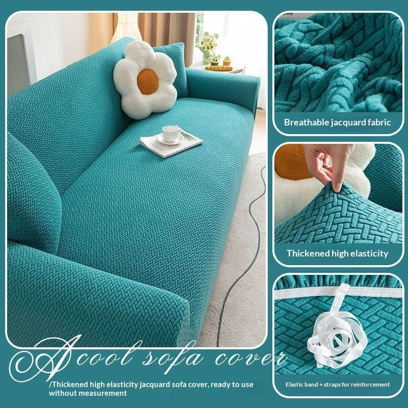 Katzenfreundlicher Sofa-Überzug gestreift
