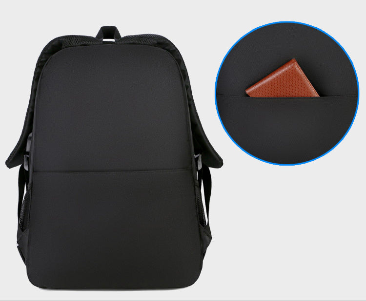 Laptop-Rucksack mit USB-Ladeanschluss und Diebstahlschutz – Bild 4 | LuxeStyle