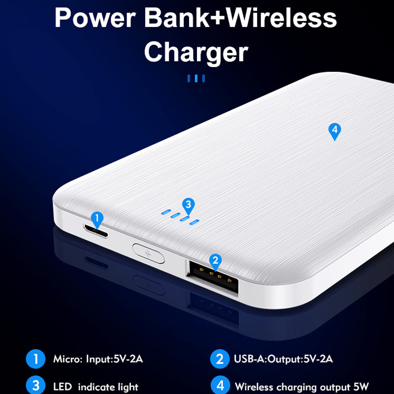 Kompaktes Wireless Powerbank