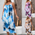 Bedrucktes A-Linien Plus-Size Kleid