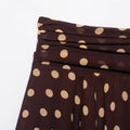 Asymmetrischer Polka-Dot A-Linien Rock