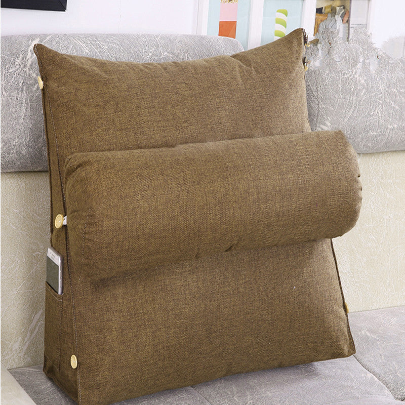 Multifunktionales Tatami-Kissen mit Rundkissen – Bild 4 | LuxeStyle