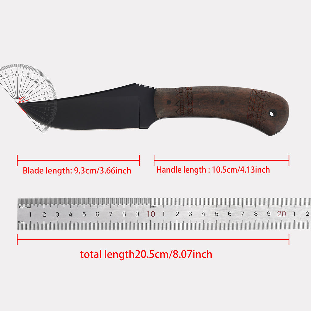 Ahorn Holzgriff Messer für Outdoor & Früchte – Ansicht 5