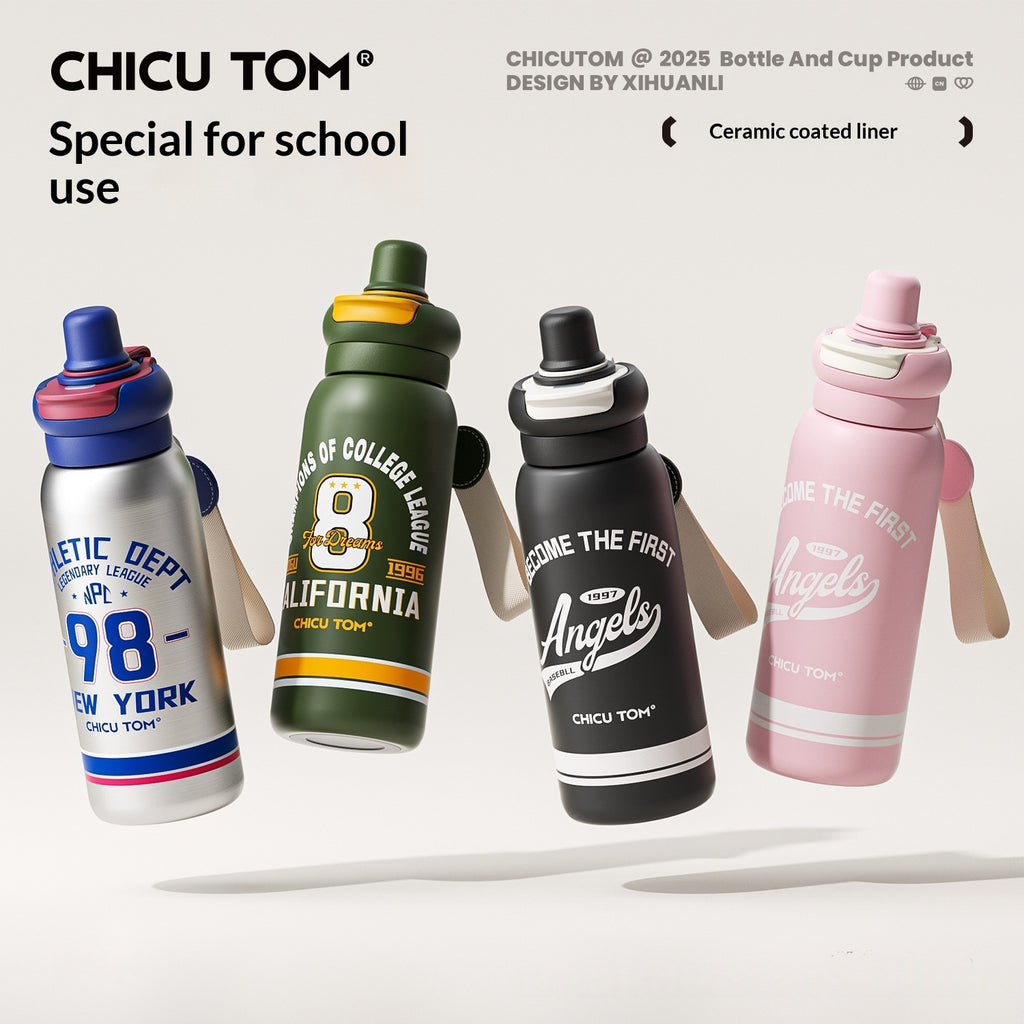 Thermobecher für Kinder mit Strohhalm, 620 ml – Bild 9 | LuxeStyle