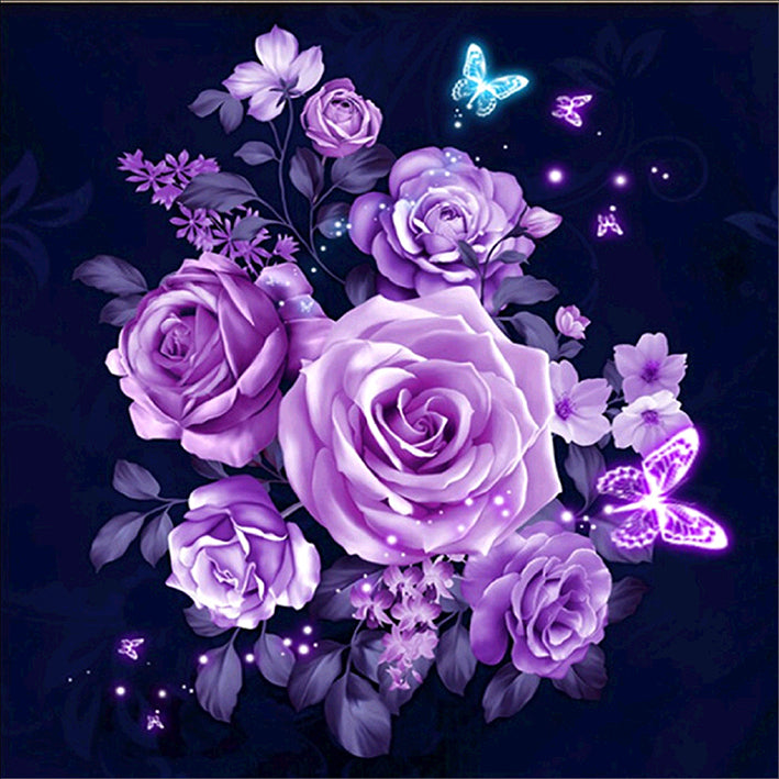 Diamond Painting Mosaik Rose Stickset | LuxeStyle