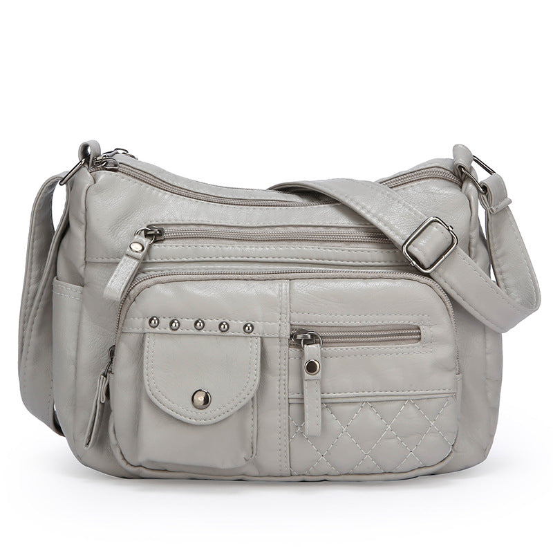 Damen Umhängetasche aus weichem PU-Leder – Bild 2 | LuxeStyle