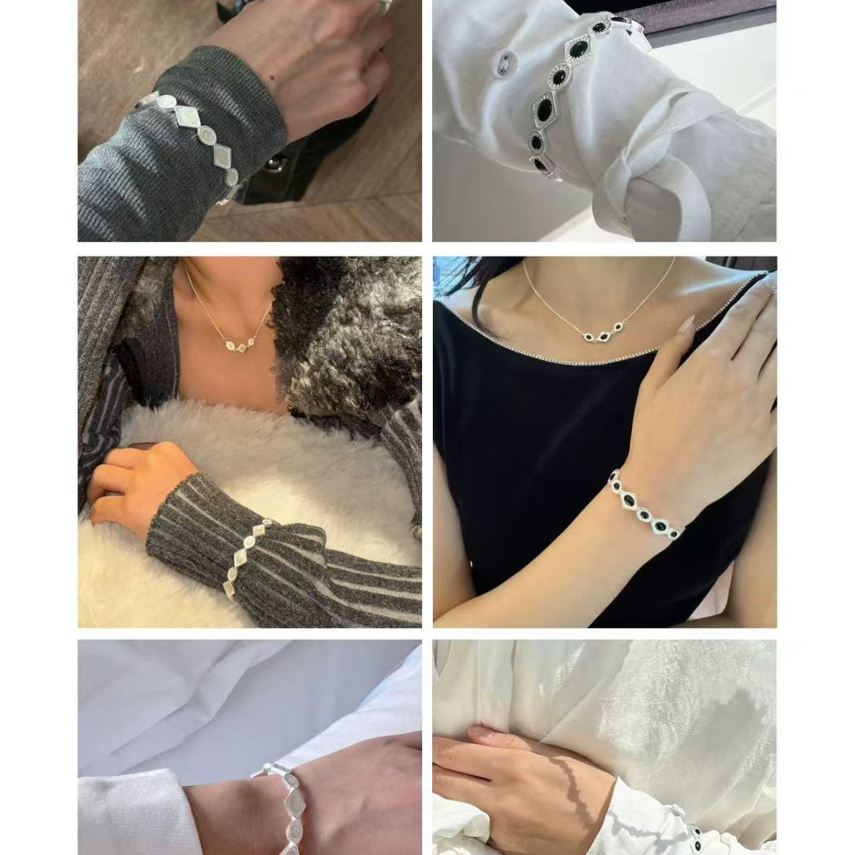 Rhombus Armband mit Zirkonia – Bild 5 | LuxeStyle