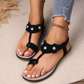 Atmungsaktive Sandalen mit drei Blüten – Bild 1 | LuxeStyle