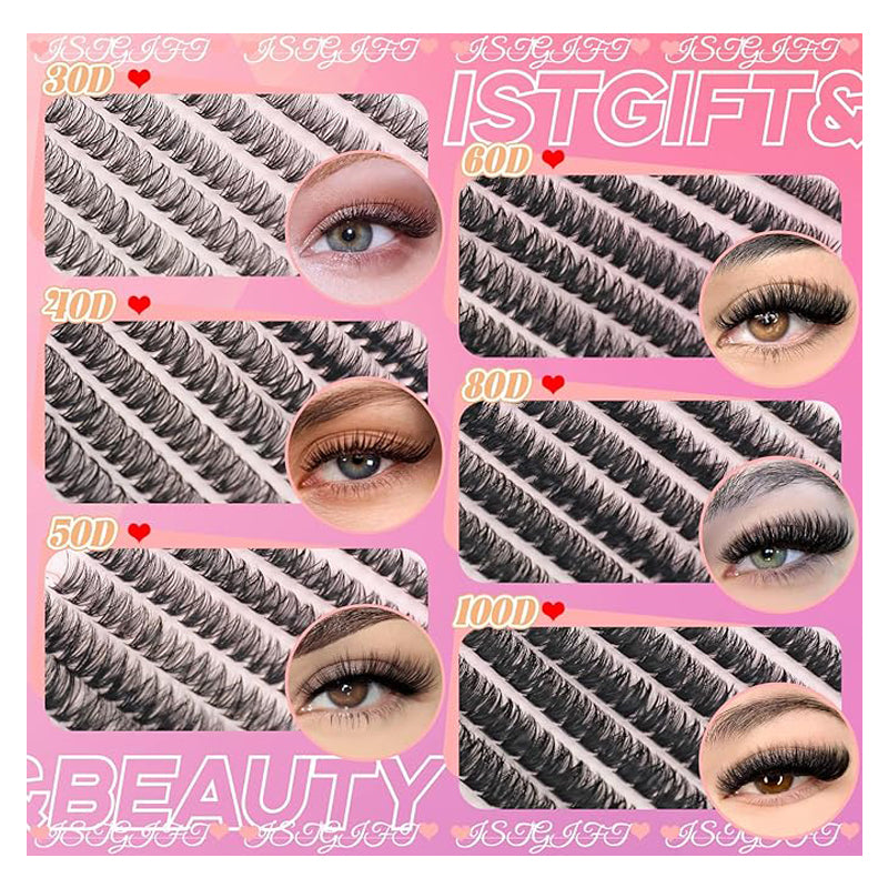 Grosses DIY-Falsche-Wimpern-Set