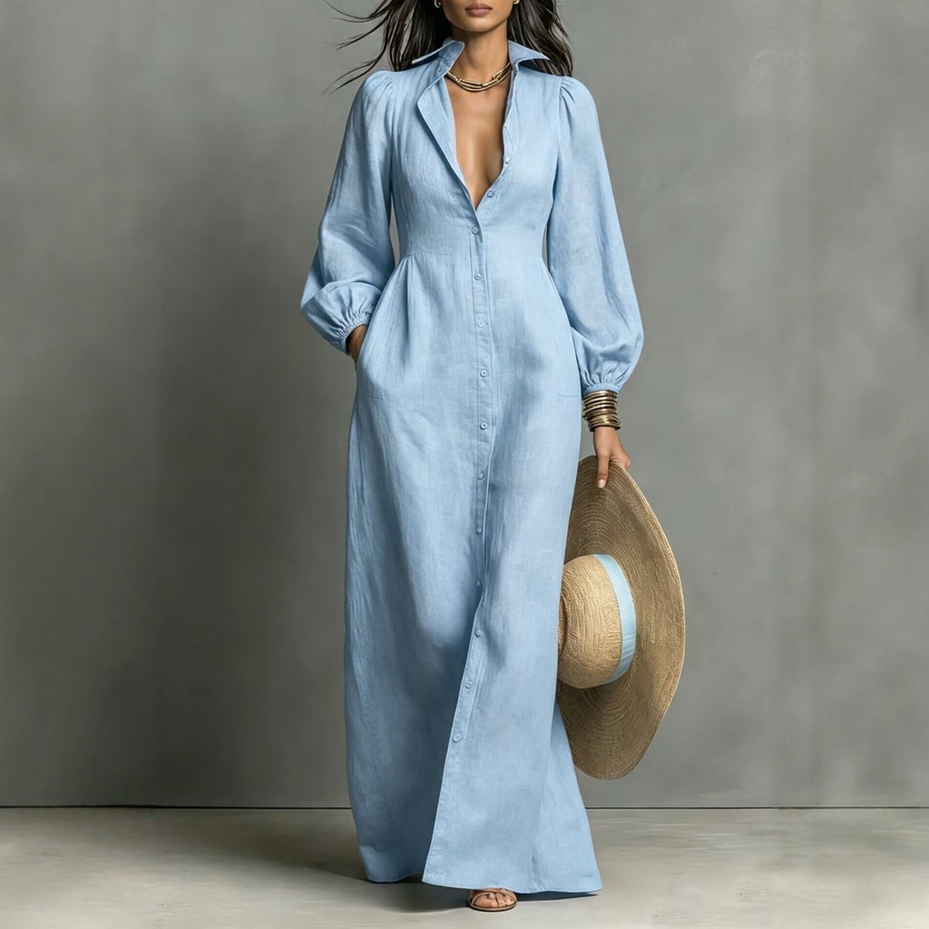 Long Shirt Dress Damen – Elegant & Vielseitig – Bild 5 | LuxeStyle