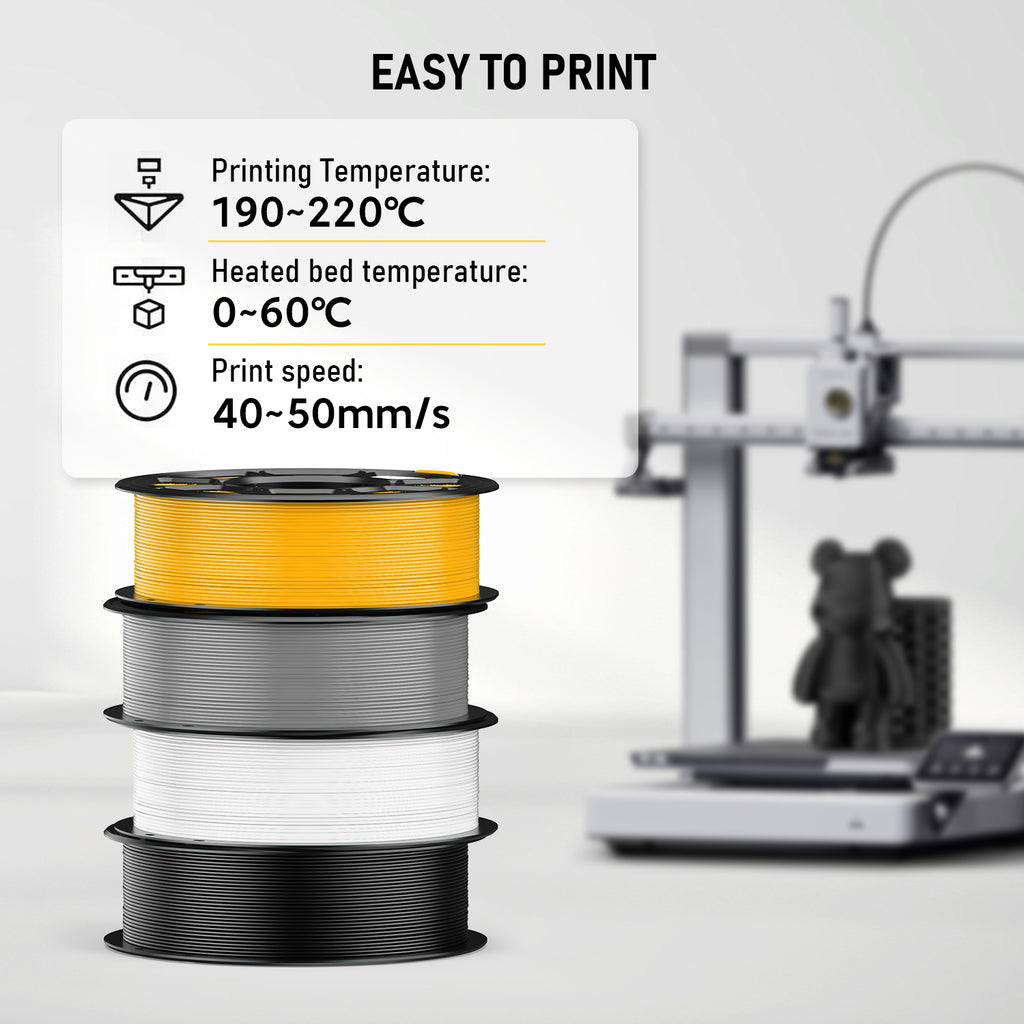 PLA 3D Drucker Filament 12er Set, 1.75mm
