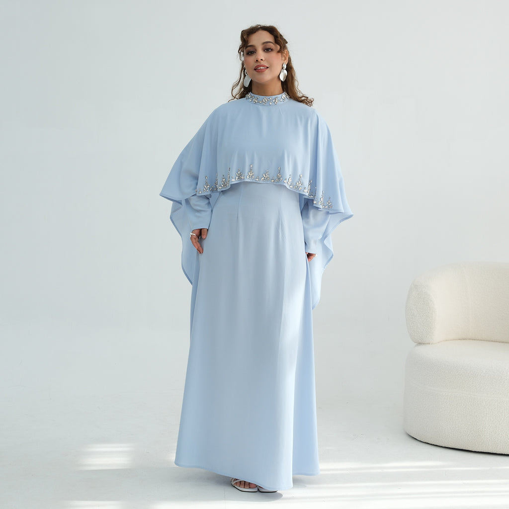 Elegantes Zweiteiliges Kleid mit Strass