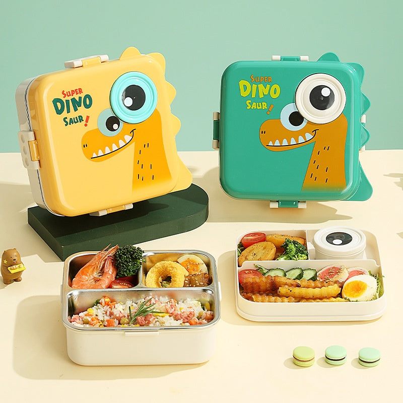 Bento Box Edelstahl 3 Fächer für Kinder