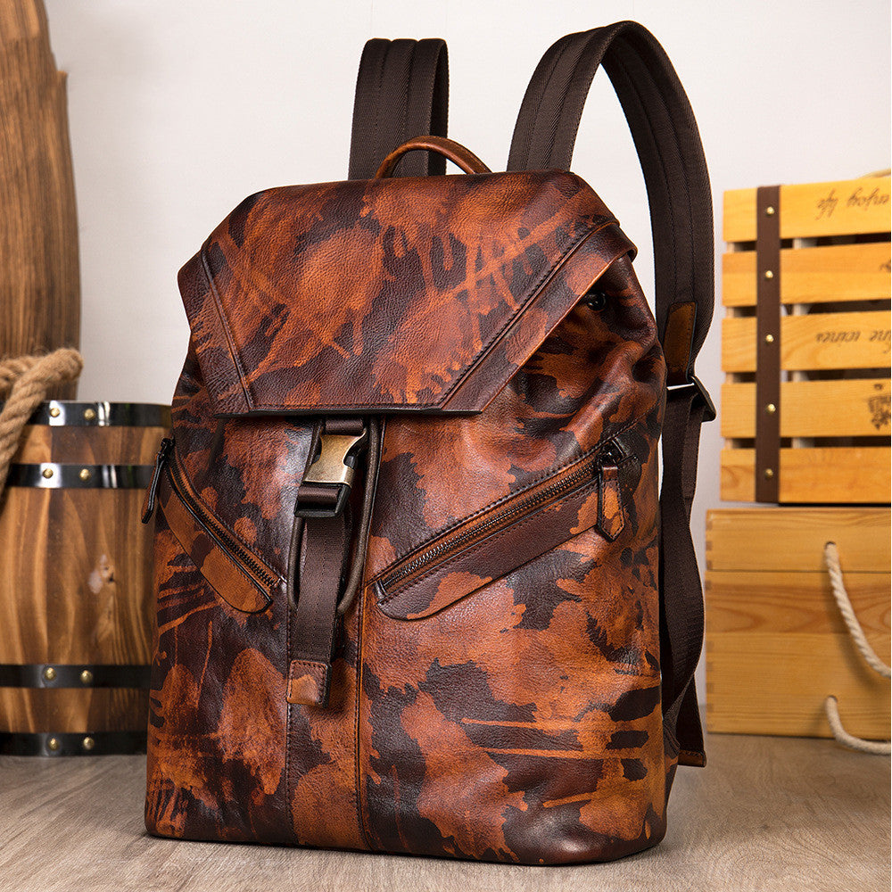 Reise-Rucksack aus Rindsleder | LuxeStyle